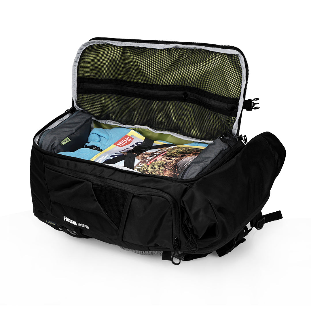 Paket Mudik - Fujisawa Travel Backpack + Nikoi Bucket Hat + Yeocha E Toiletries + Cuello Bantal Leher