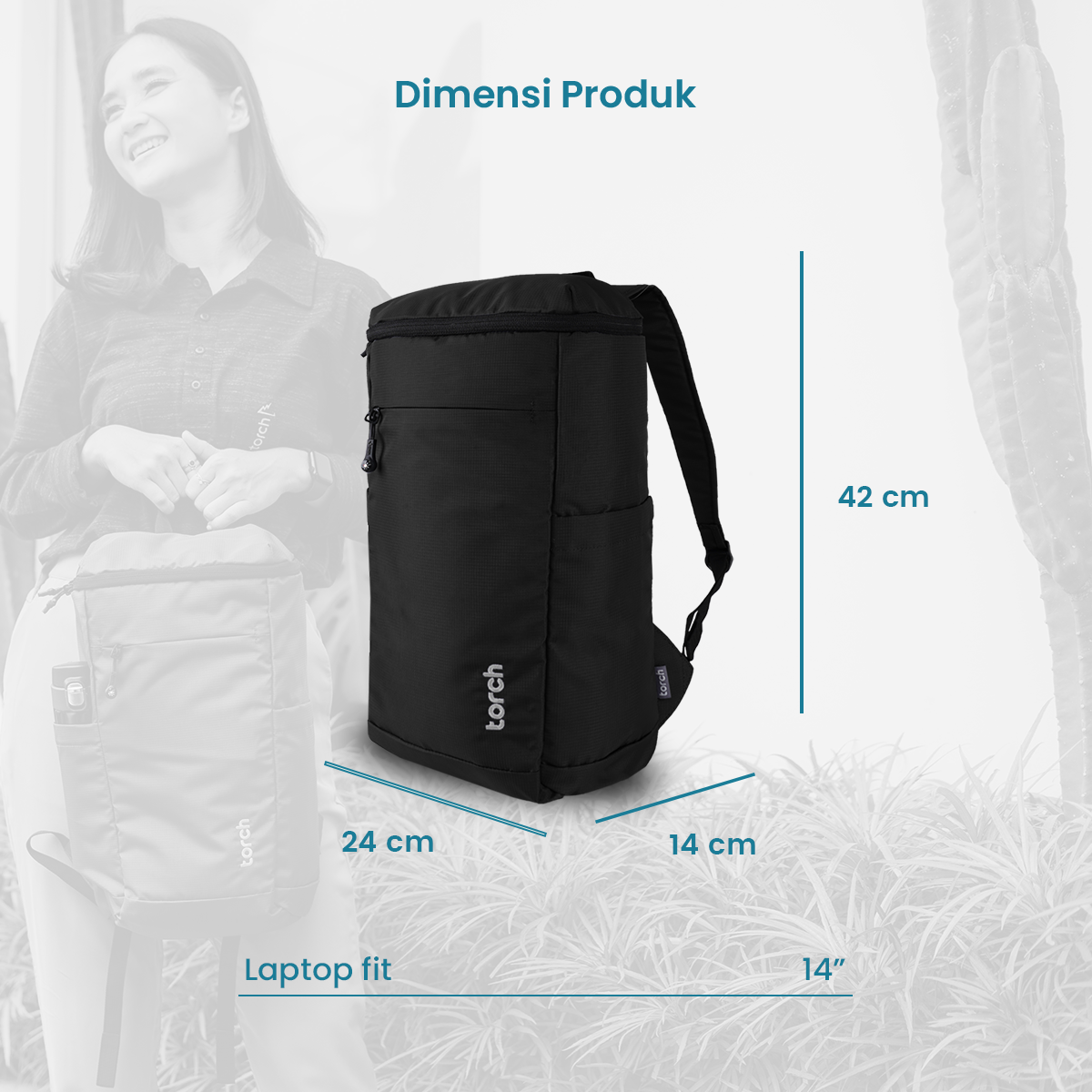 Grihita Tas Ransel Kantor Torch 16L