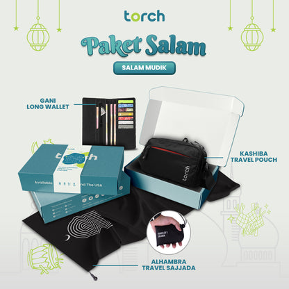 Hampers Salam Mudik - Alhambra+Kashiba+Gani Long Wallet