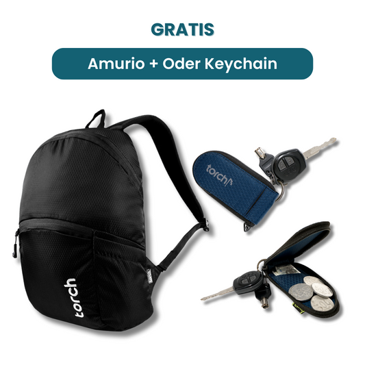 Dalam paket ini kamu akan mendapatkan:  - Amurio Backpack   - Keychain Oder