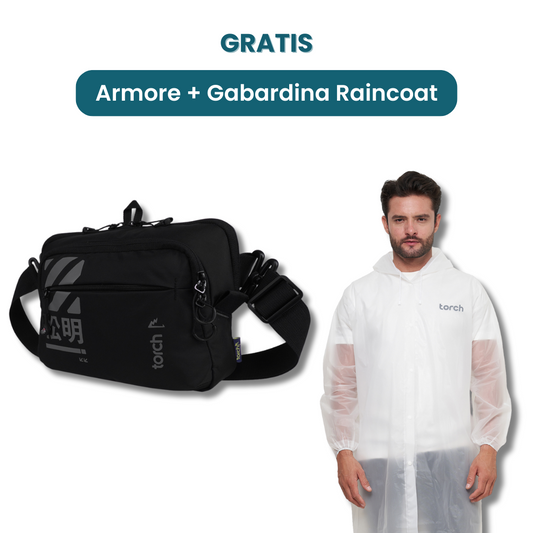 Dalam paket ini akan mendapatkan :  - Armore Gaming 2 in 1 (Waist Bag & Travel Pouch)  - Gabardina Raincoat
