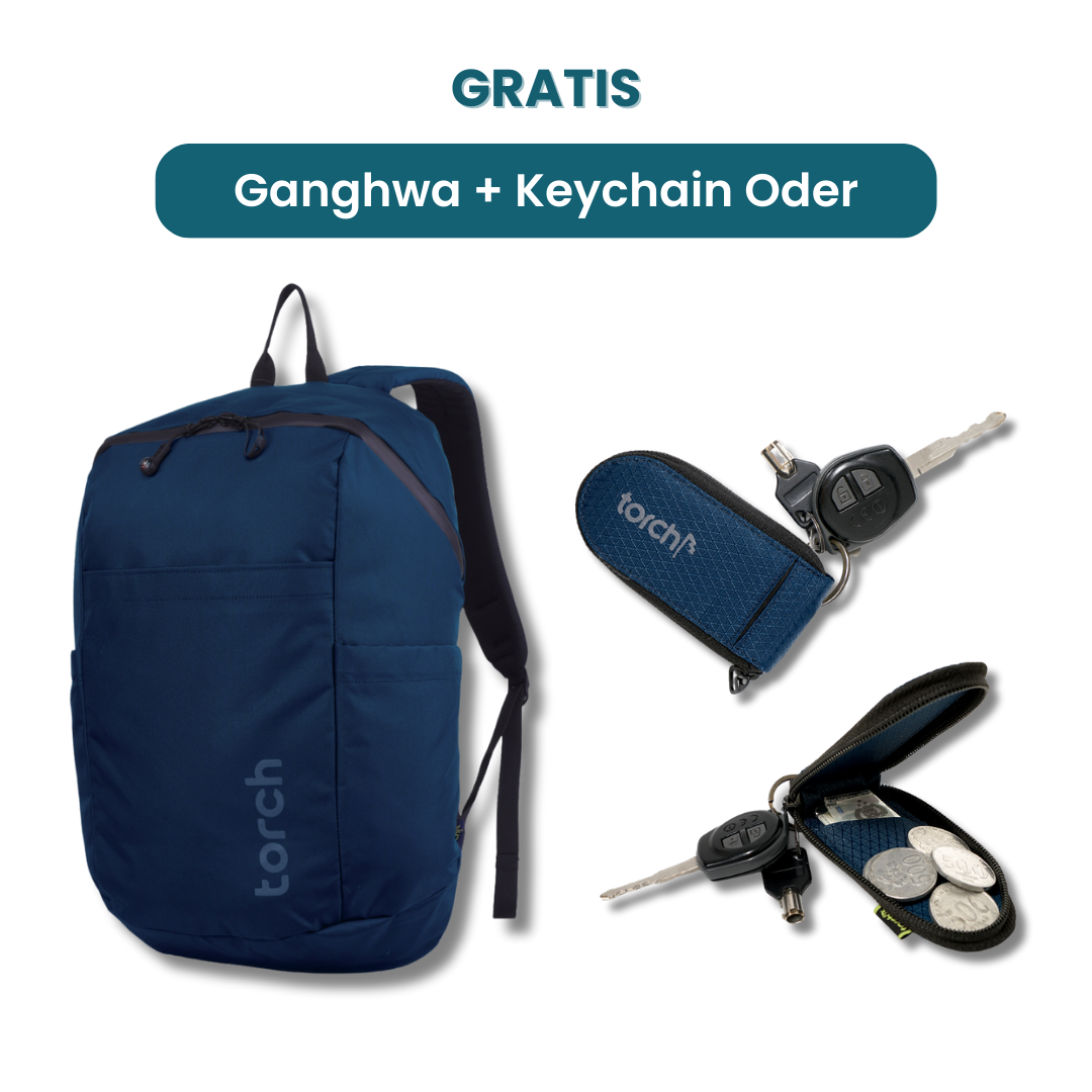 Dalam paket ini tedapat:  - Ganghwa Daypack 19L  - Keychain Oder