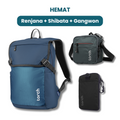 Paket Hemat - Renjana Backpack + Shibata Travel Pouch + Gangwon Neck Wallet