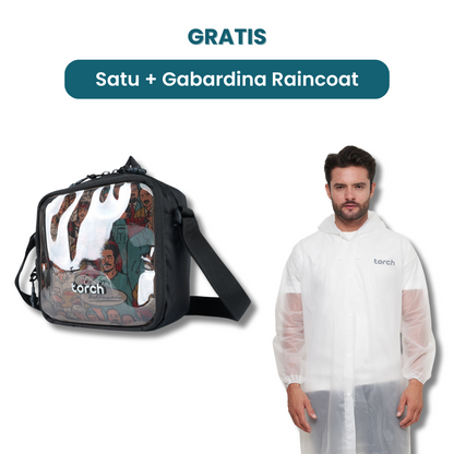 Dalam paket ini kamu akan mendapatkan:  -  Satu Travel Pouch Mini   -  Gabardina Raincoat