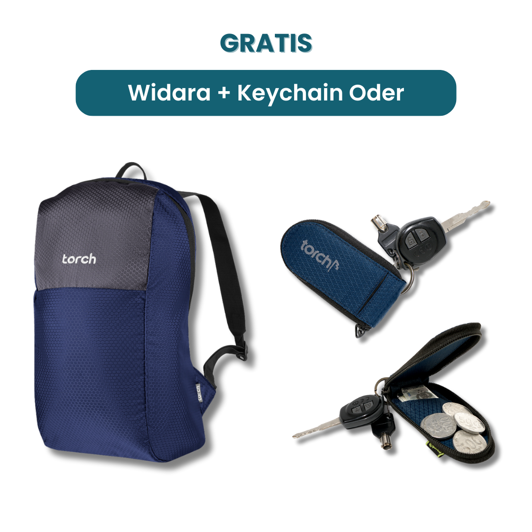 Dalam paket ini tedapat:  - Widara Backpack   - Keychain Oder   