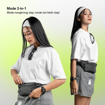 Hyochang 2 in 1 ( Waist Bag & Running Pack )