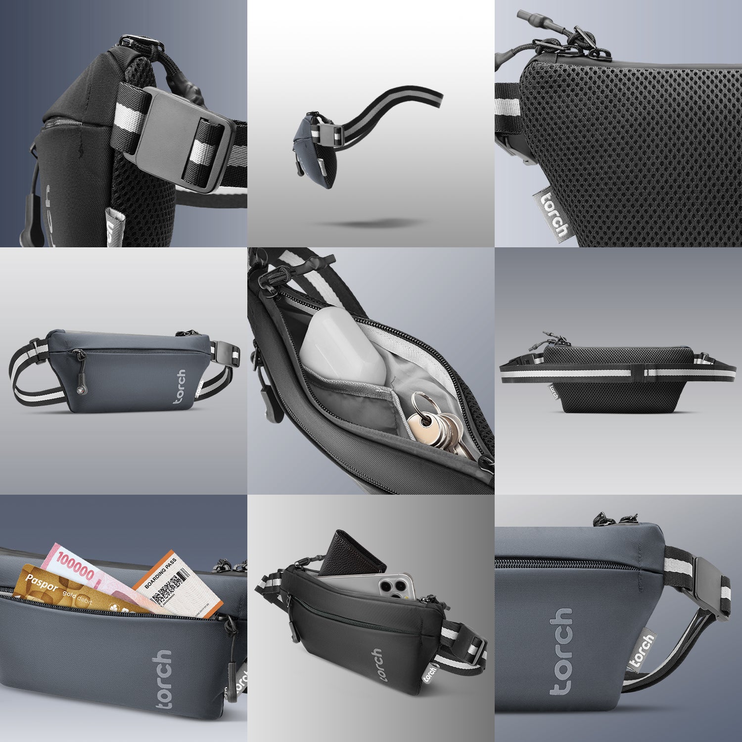 Hyochang 2 in 1 ( Waist Bag & Running Pack )