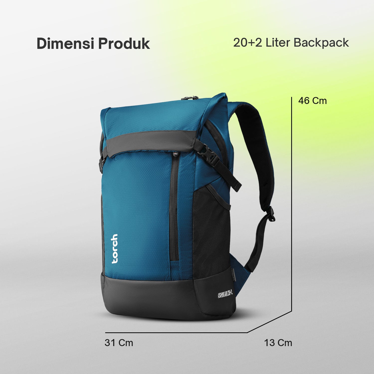 Ishikari Tas Ransel Torch 20L + 2L