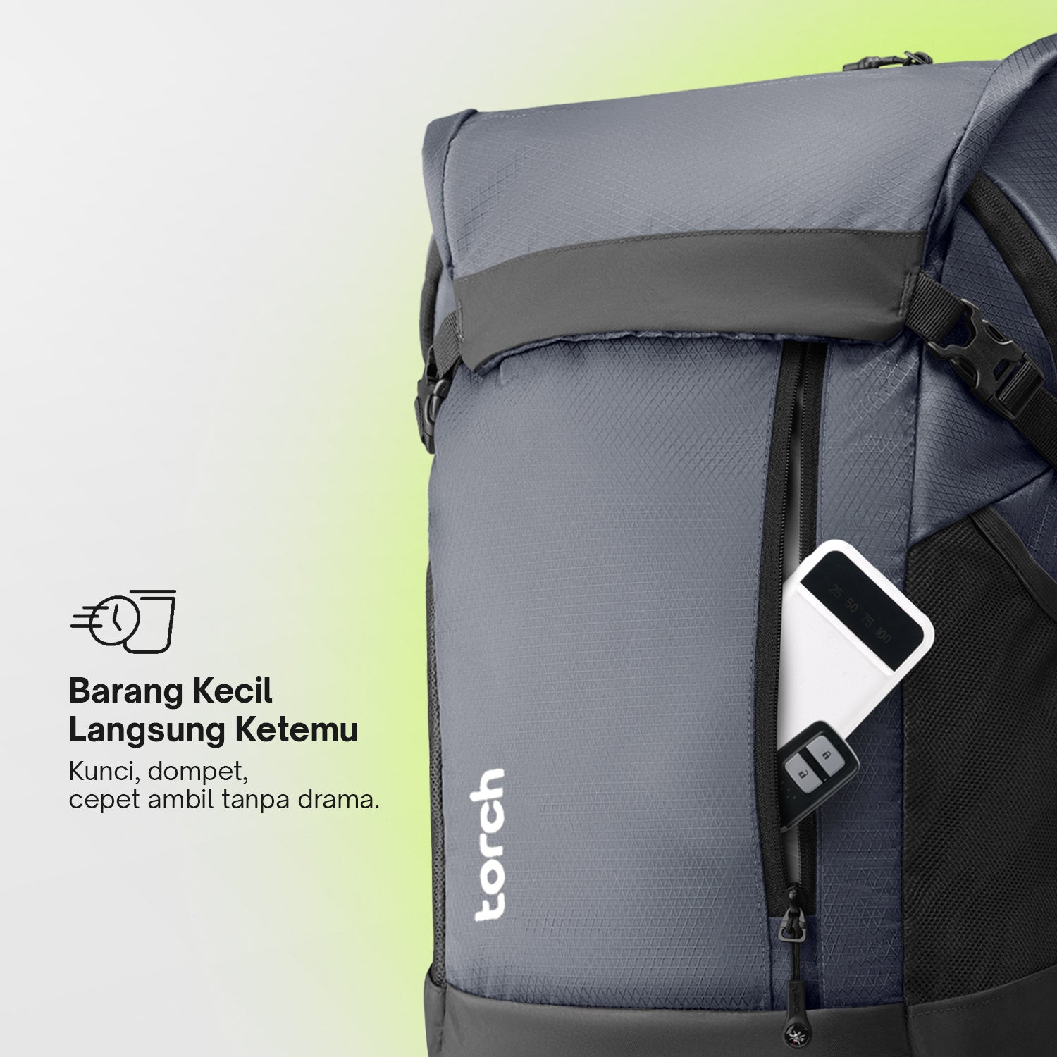 Ishikari Tas Ransel Torch 20L + 2L