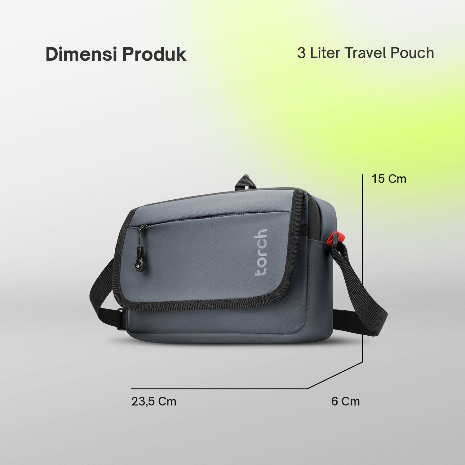 Jixi Tas Selempang Daily Torch 3L