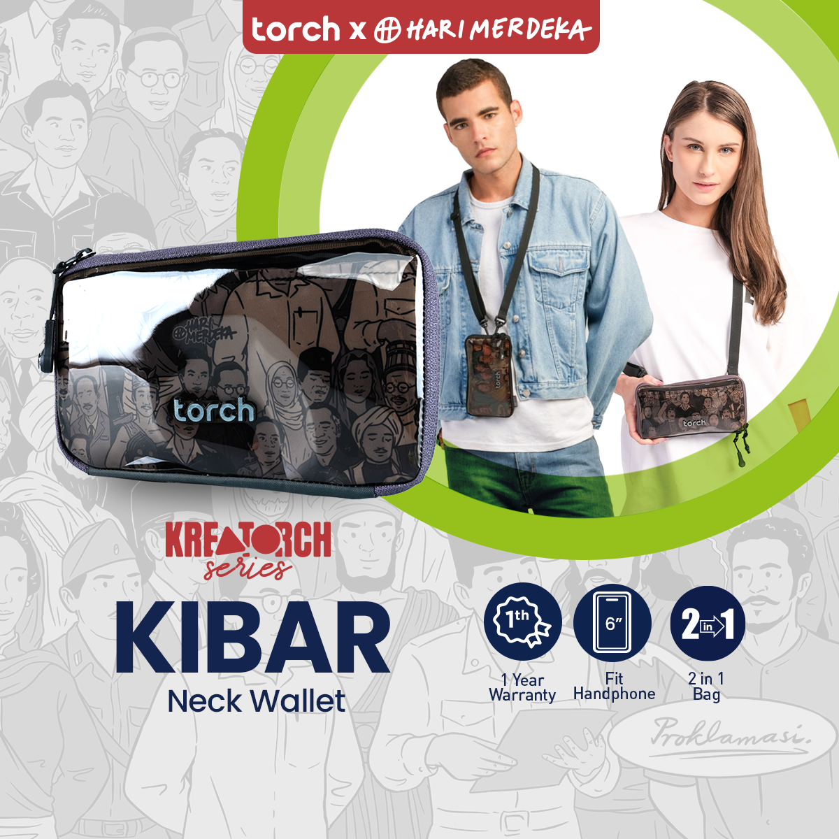 Kibar Neck Wallet