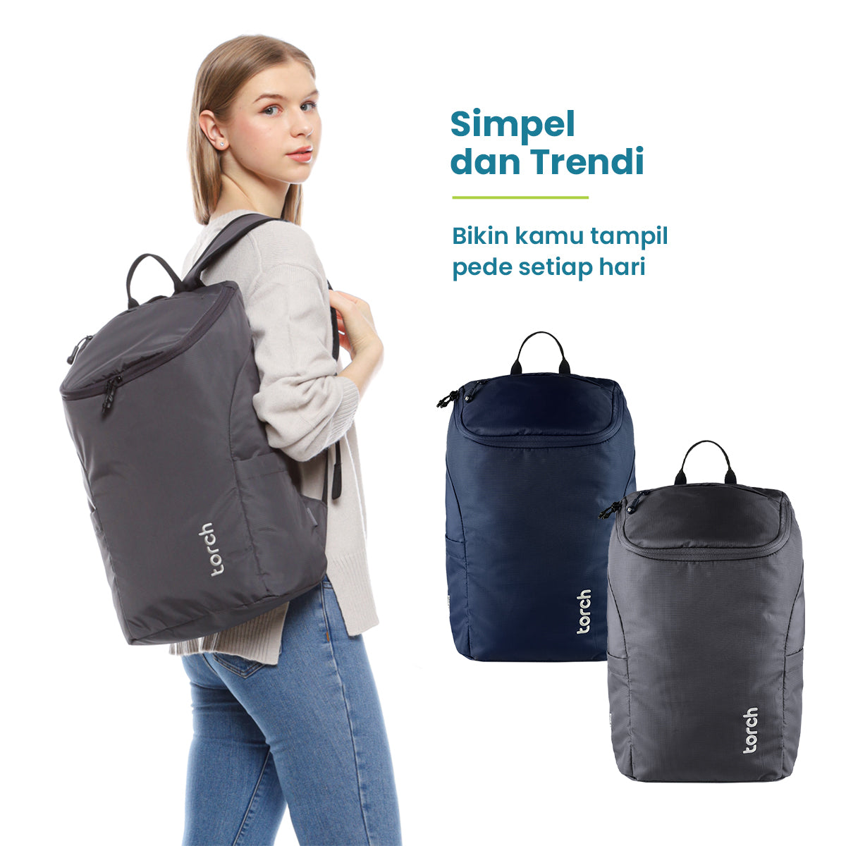 Kamita Tas Ransel kantor Torch 19L