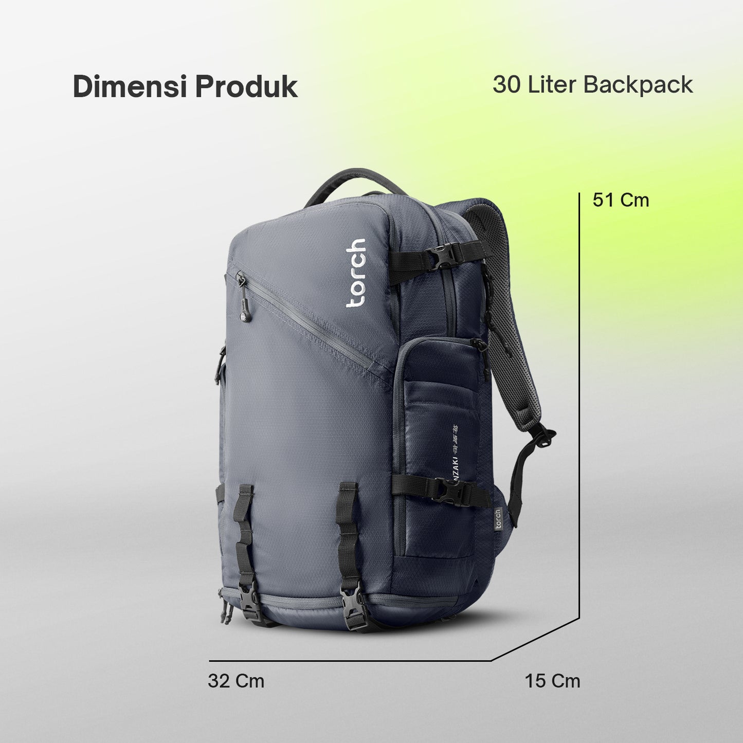 Kanzaki Light Travel Backpack 30L