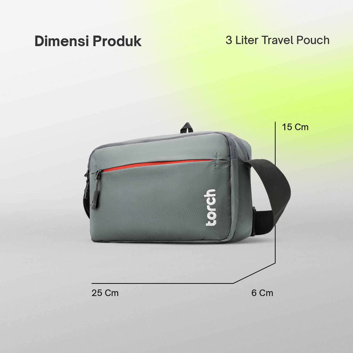 Kashiba Tas Selempang Daily Torch 3L