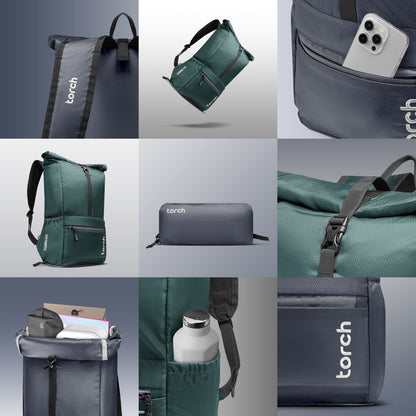 Kashiwa Tas Ransel Foldable Torch 19L