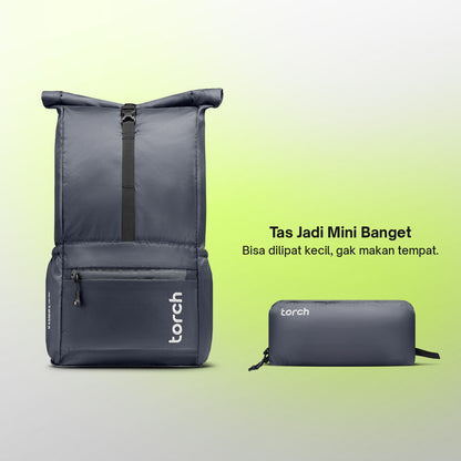 Kashiwa Tas Ransel Foldable Torch 19L