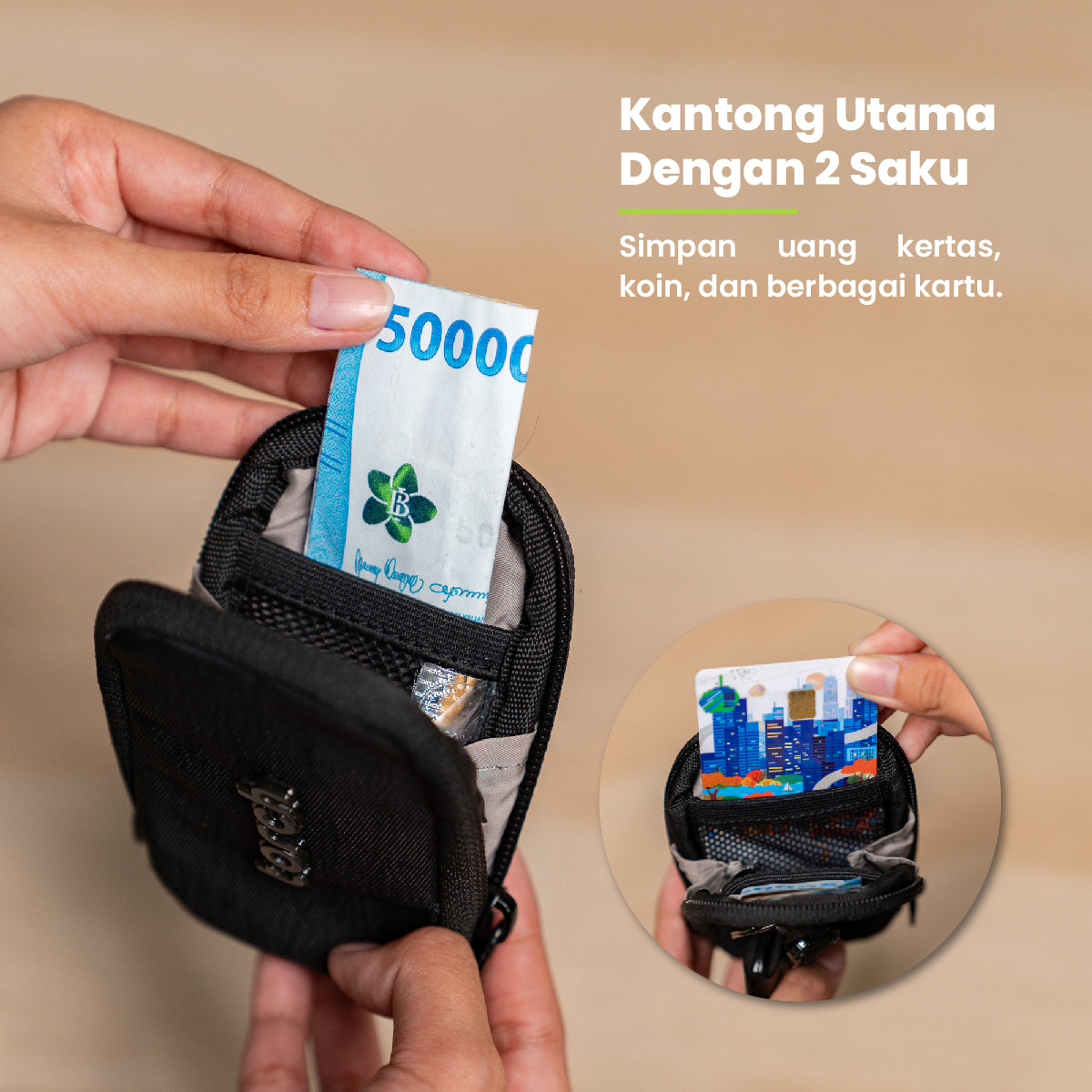 Poll Keychain Wallet Gantungan Kunci