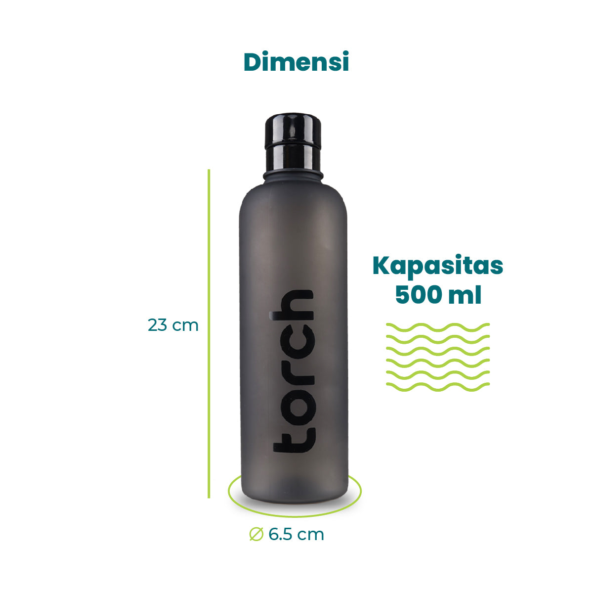 Erlen Botol Minum Torch