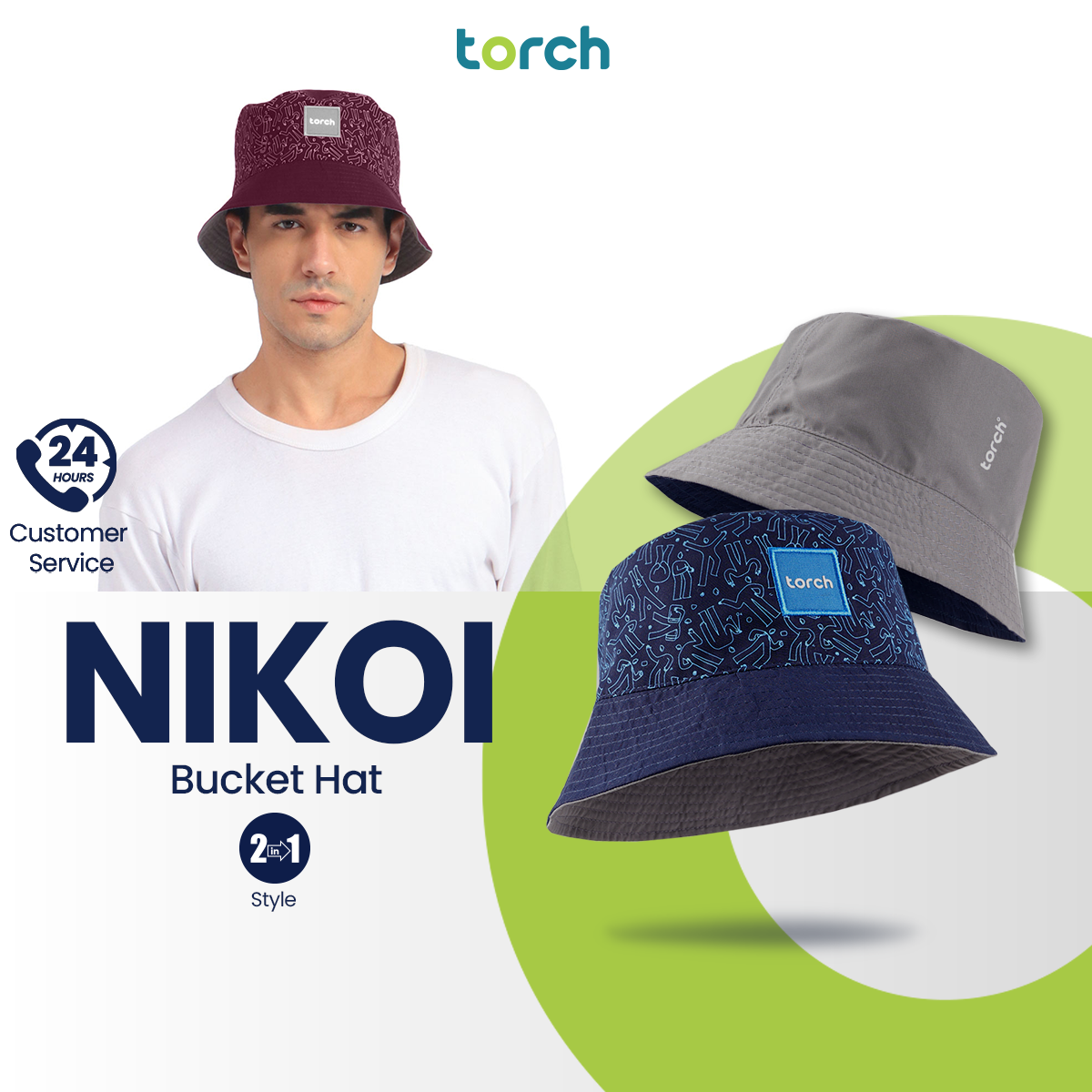 Nikoi Bucket Topi