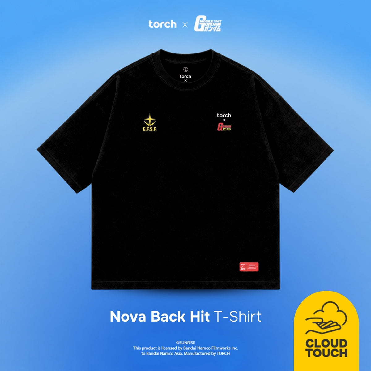 Nova Back Hit T-Shirt (Include Sticker Gundam)