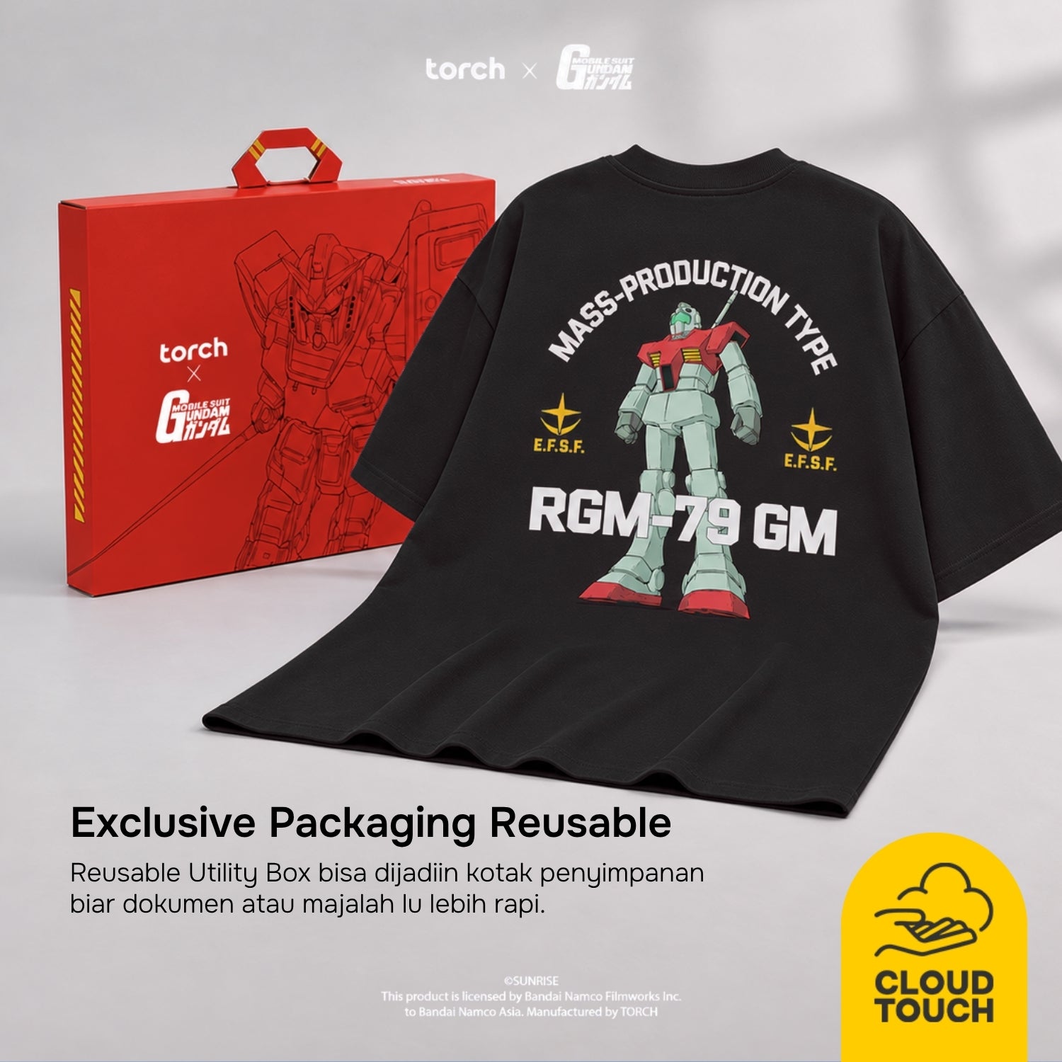 Exclusive packaging Torch x Mobile Suit Gundam