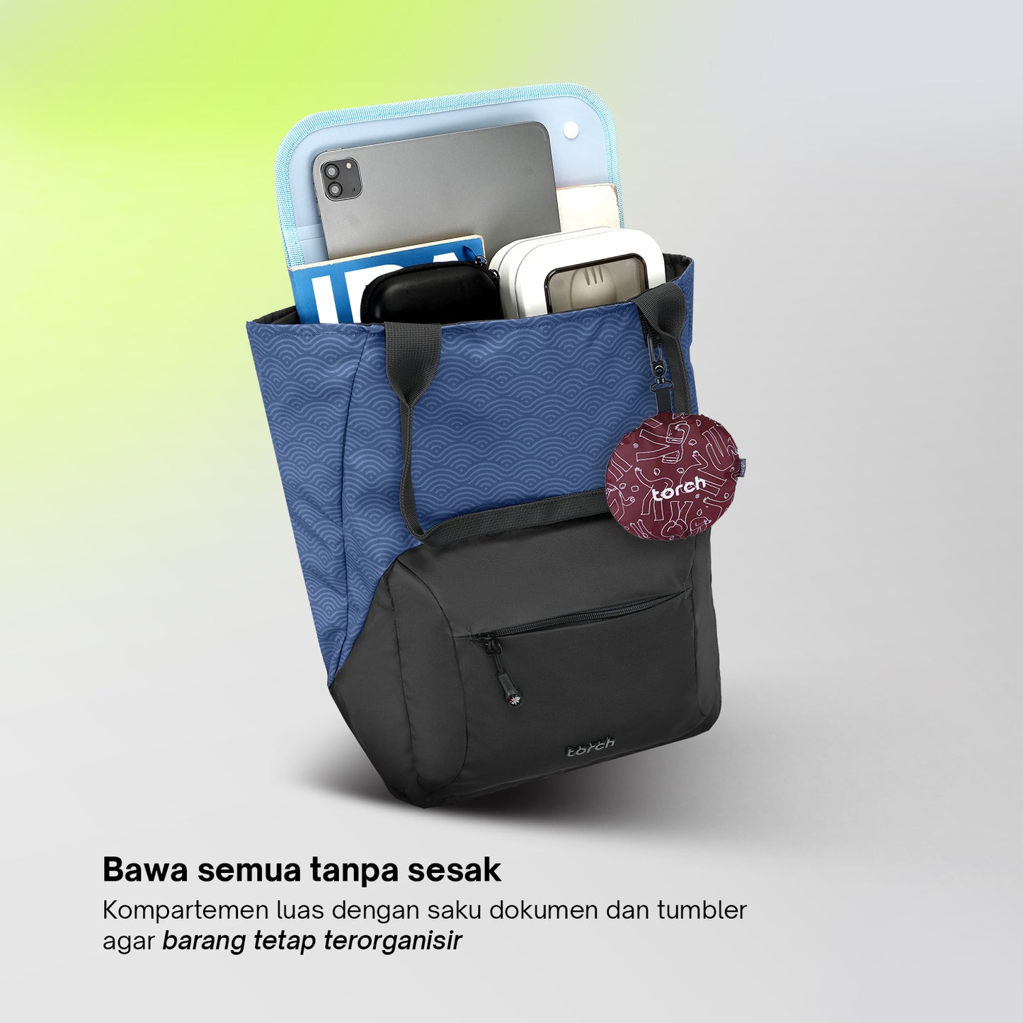 Nura Tote Backpack - Waveform