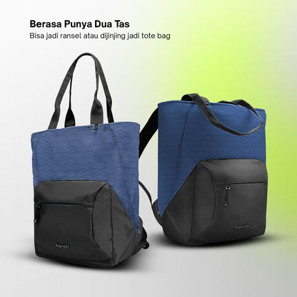 Nura Tote Backpack - Waveform