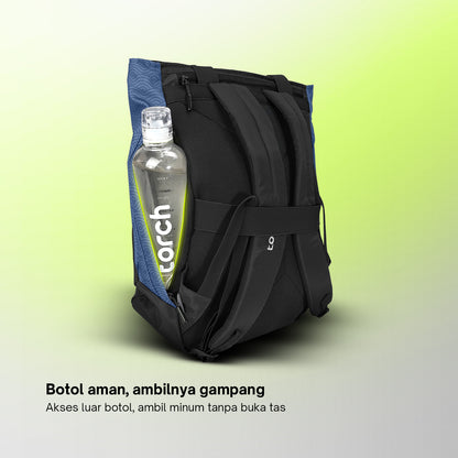Nura Tote Backpack - Waveform