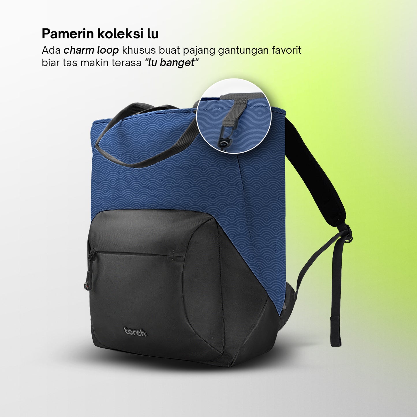 Nura Tote Backpack - Waveform