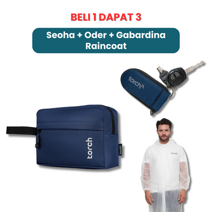 Paket Gajian - Seoha Toileteries + Oder Keychain + Gabardina Jas Hujan