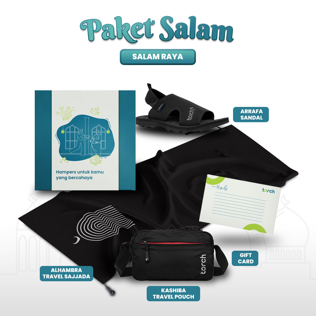 Paket Hampers Salam Raya - Alhambra+Kashiba+Arrafa