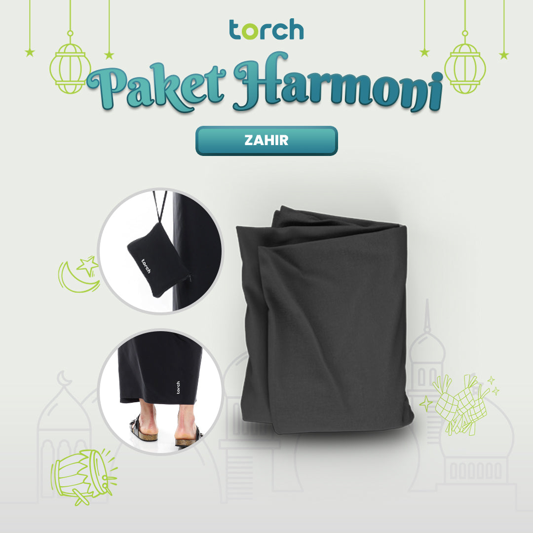 Paket Hampers Harmoni Ibadah - Almazan Sajjada + Gaesa Hanging Wallet + Zahir Sarung Polos