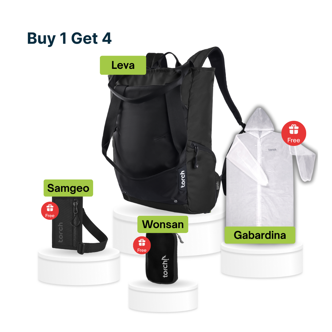 Paket Metro Ride - Leva Tote Backpack