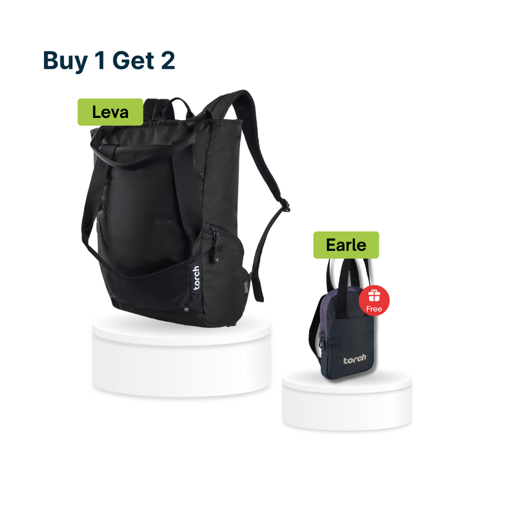 Paket Metro Ride - Leva Tote Backpack