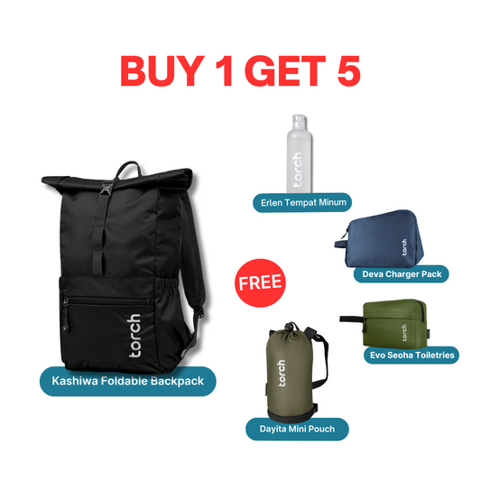 Paket 5.5 - Kashiwa Foldable Backpack