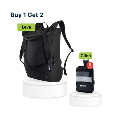 Paket Metro Ride - Leva Tote Backpack