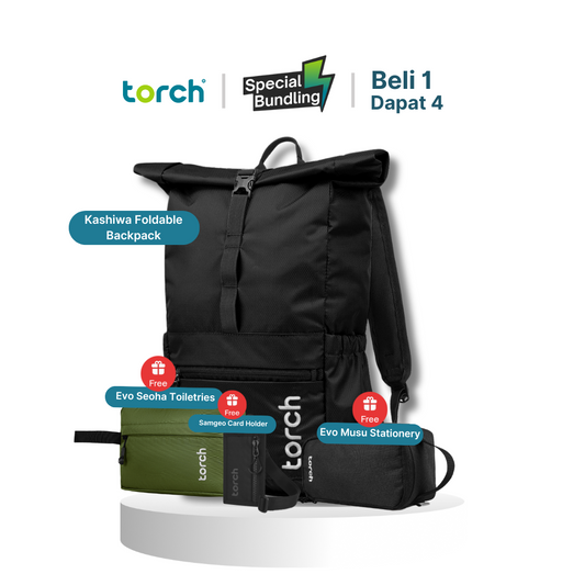 Paket Office - Kashiwa Foldable Backpack