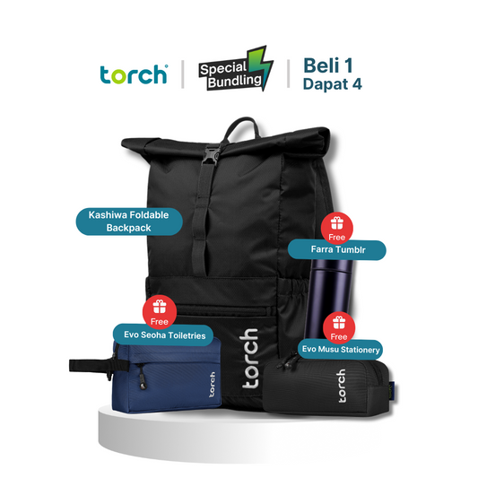 Paket Office - Kashiwa Foldable Bacpack