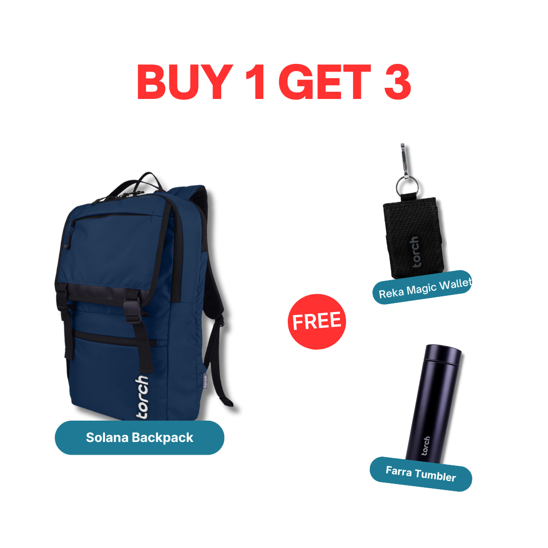Paket Office - Solana Backpack Gratis Farra Tumbler + Reka Magic Wallet