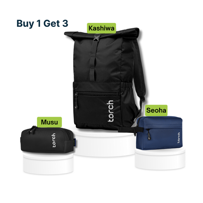 Paket Back to School - Kashiwa Foldable Backpack