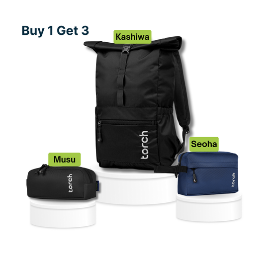 Paket Back to School - Kashiwa Foldable Backpack