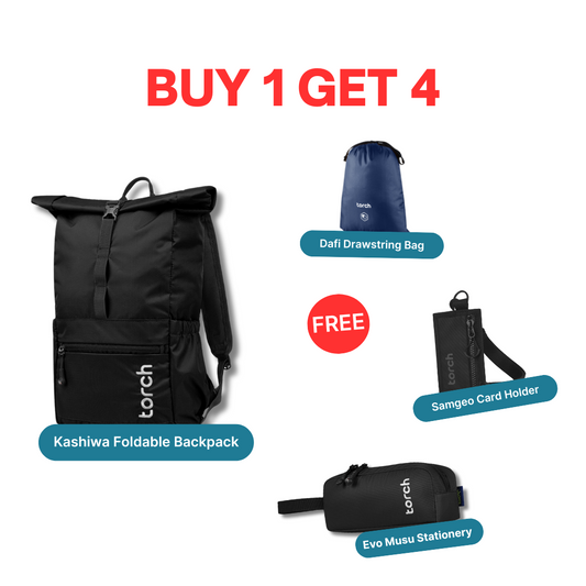 Paket Office - Kashiwa Foldable Backpack