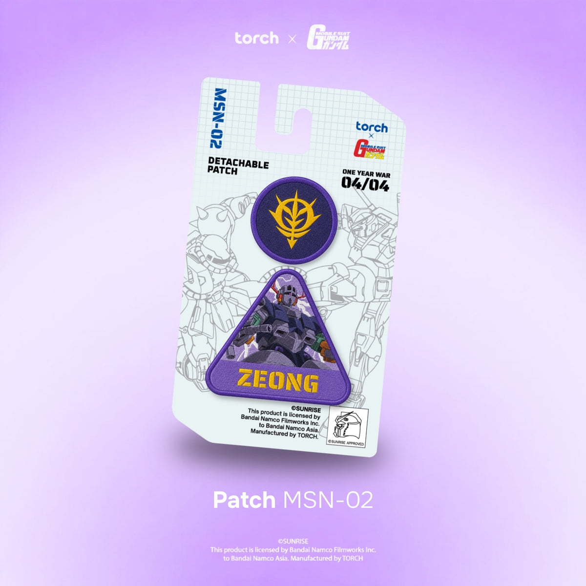 Zeong Purple Patch MSN-02 (Include Sticker Gundam)
