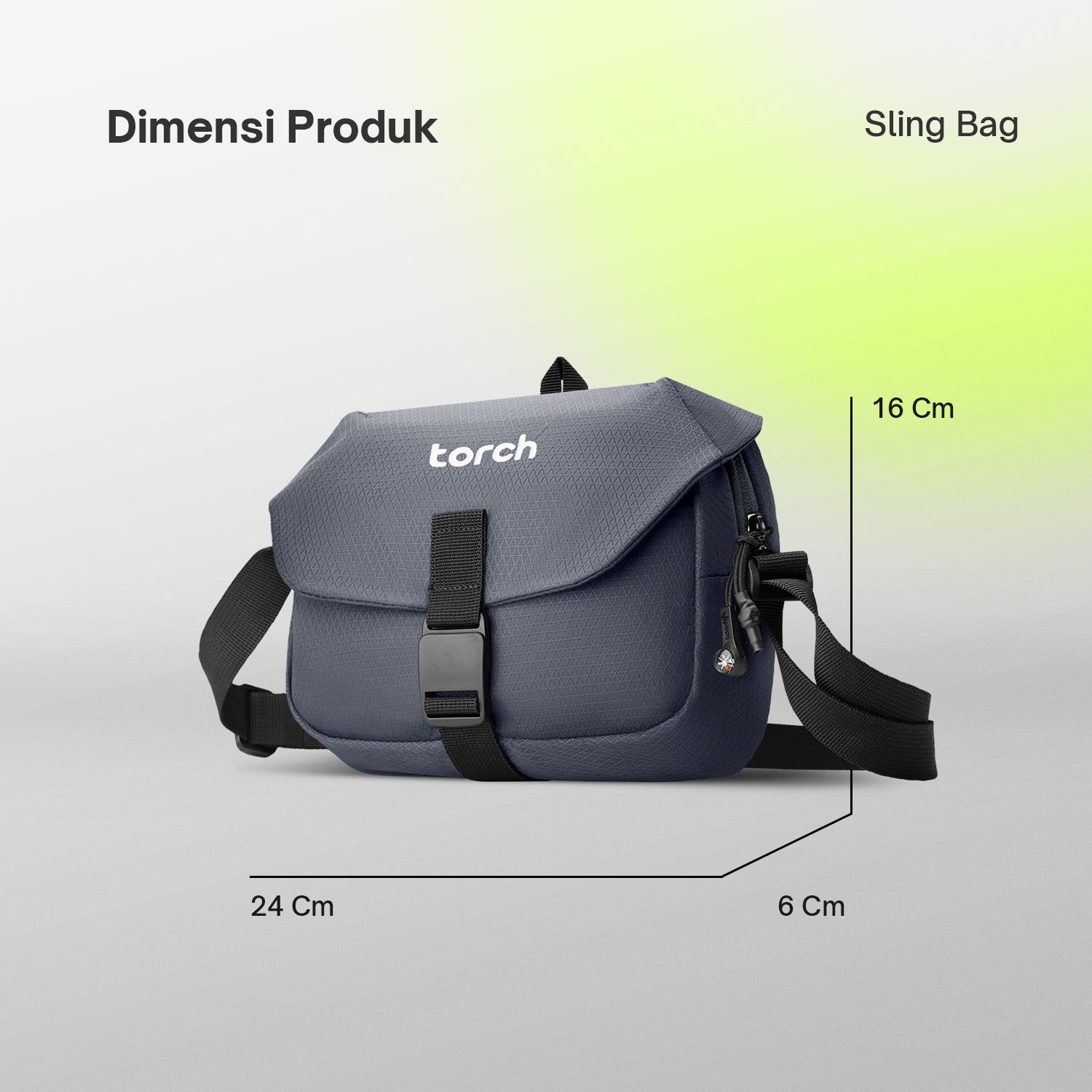 Ranggi Tas Selempang Daily Torch 2L