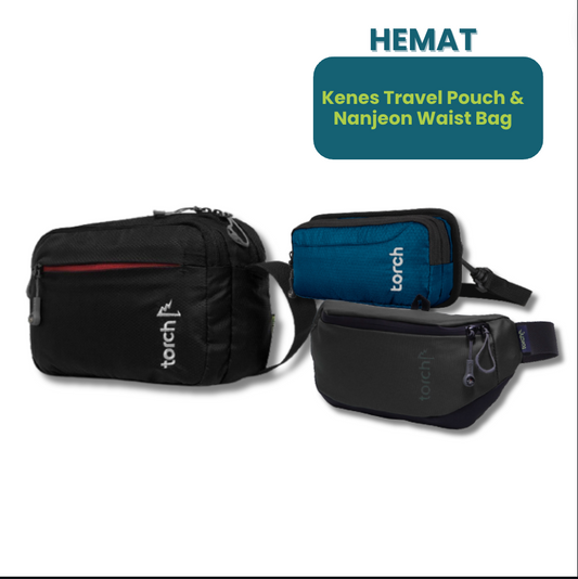 Paket Hemat - Kashiba Travel Pouch + Nanjeon & Kenes Travel Pouch
