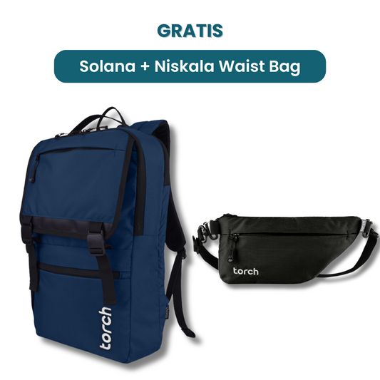 Solana Backpack Gratis Niskala Waist Bag