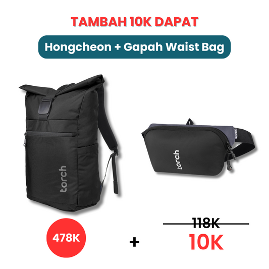 Tambah 10K Dapat Hongcheon Backpack + Gapah Waist Bag