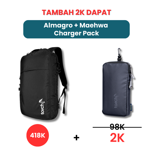 Tambah 2K Dapat Almagro Backpack + Maehwa Charger Pack