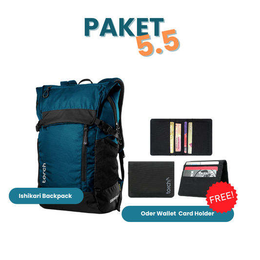 Paket 5.5 - Ishikari Backpack Gratis Card Holder