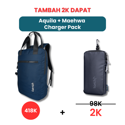 Tambah 2K Dapat Aquila Backpack + Maehwa Charger Pack